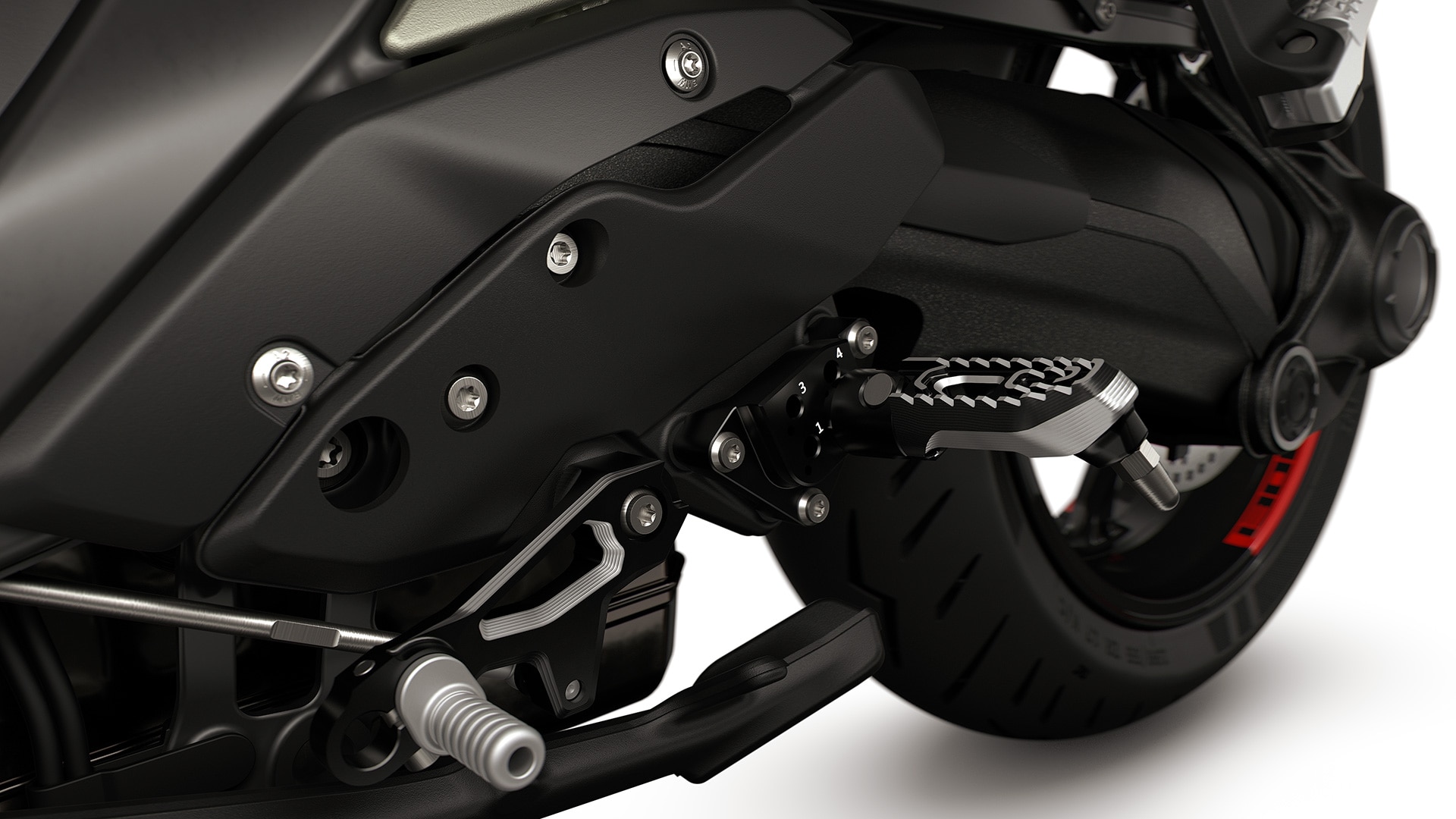 Nastavovací systém stupačiek modelu R 1300 RS od BMW Motorrad